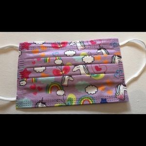 Kids face mask disposable 3 layer 10 pack